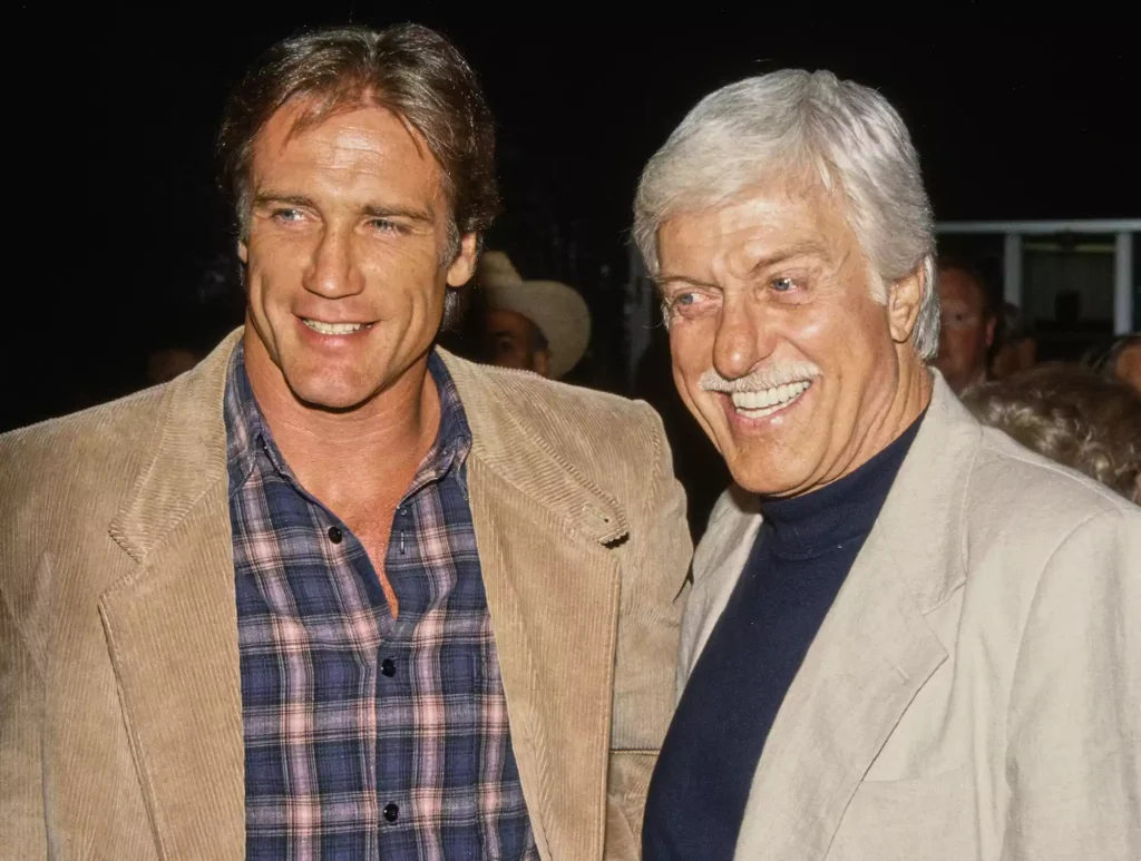 Barry and Dick Van Dyke at 'The Will Rogers Follies' opening night